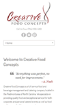 Mobile Screenshot of creativefoodconcepts.com